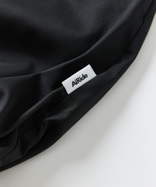 FREAK'S STORE（フリークスストア）の「限定展開 AiRide/エアライド パッカブル セットアップ / クルーネックプルオーバー / ショーツ（Tシャツ/カットソー・メンズ・ブラック/ネイビー/チャコールグレー/グレイッシュベージュ・LARGE/MEDIUM/SMALL）」の12枚目の写真
