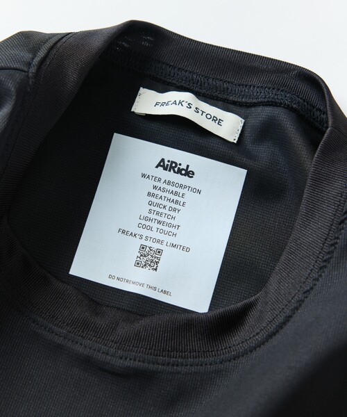 FREAK'S STORE（フリークスストア）の「限定展開 AiRide/エアライド パッカブル セットアップ / クルーネックプルオーバー / ショーツ（Tシャツ/カットソー・メンズ・ブラック/ネイビー/チャコールグレー/グレイッシュベージュ・LARGE/MEDIUM/SMALL）」の15枚目の写真