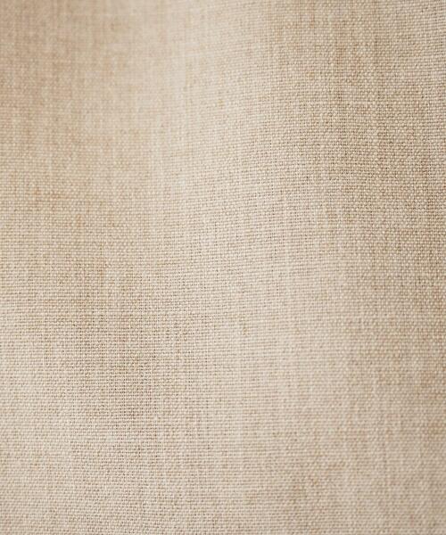 UNTITLED（アンタイトル）の「【セットアップ可能】リネンライクキャンバス カラーレスジャケット（ノーカラージャケット・レディース・ベージュ/アイボリー・00/01/02/03/04/42/44/46/48/50）」の14枚目の写真