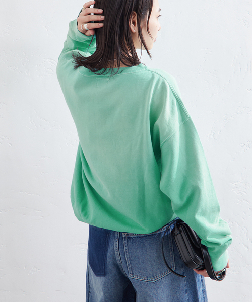 RIDING HIGH(ライディングハイ)の「別注【RIDING HIGH/ライディングハイ】 VINTAGE風スウェット(スウェット・レディース・ピンク/グリーン/ブルー・FREE)」の9枚目の写真
