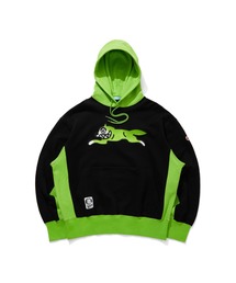 icecream パーカー ICECREAM パーカー EMBROIDERED LOGO SWITCHING COTTON HOODIE