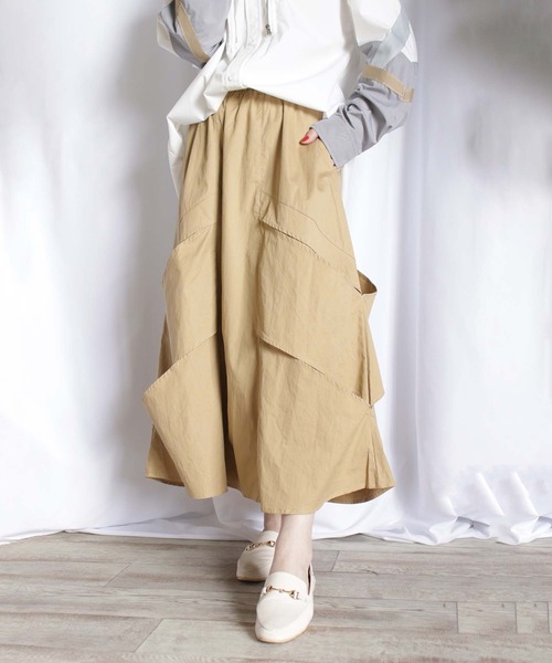 【匿名配送】ロングスカート【美品】 セール】NEW変形ロングスカート（スカート）｜BITTOKO（ビットコ