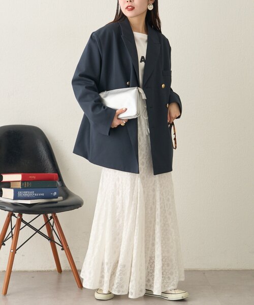 CIAOPANIC TYPY（チャオパニックティピー）の「レース・チェック柄マーメイドスカート（スカート・レディース・ホワイト/ブラック/イエロー・ONE SIZE）」の10枚目の写真