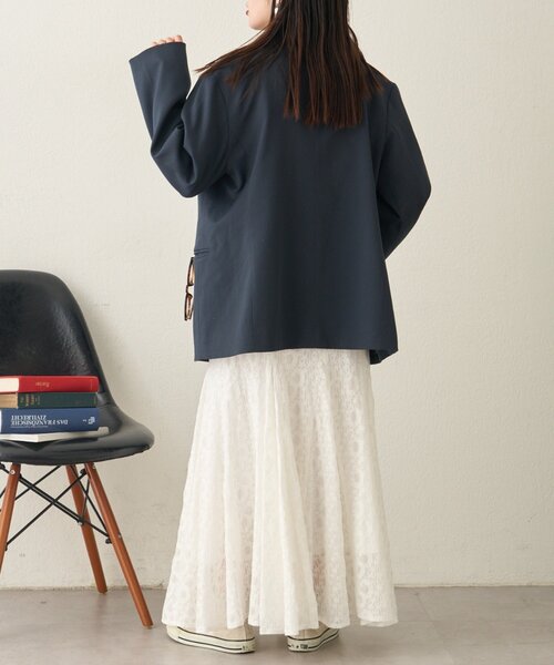 CIAOPANIC TYPY（チャオパニックティピー）の「レース・チェック柄マーメイドスカート（スカート・レディース・ホワイト/ブラック/イエロー・ONE SIZE）」の11枚目の写真