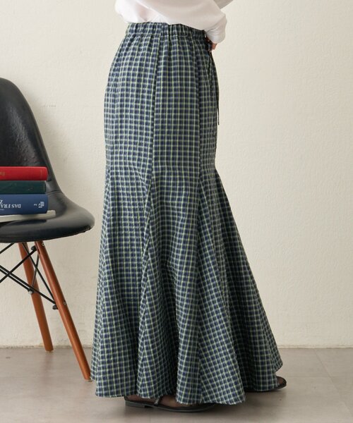 CIAOPANIC TYPY（チャオパニックティピー）の「レース・チェック柄マーメイドスカート（スカート・レディース・ホワイト/ブラック/イエロー・ONE SIZE）」の19枚目の写真