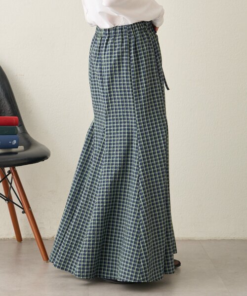 CIAOPANIC TYPY（チャオパニックティピー）の「レース・チェック柄マーメイドスカート（スカート・レディース・ホワイト/ブラック/イエロー・ONE SIZE）」の22枚目の写真