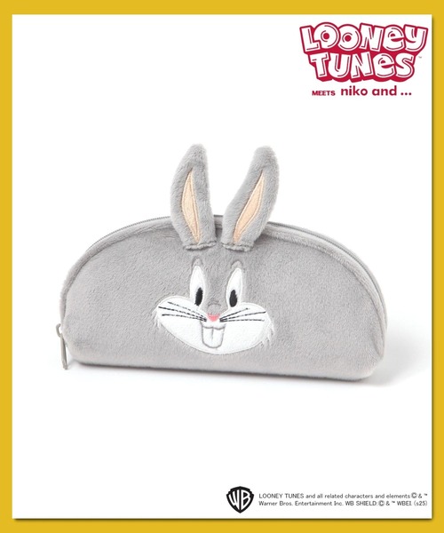 niko and...(ニコアンド)の「【LOONEY TUNES】コラボ メガネケース(メガネ・レディース・イエロー/グレー・0)」の1枚目の写真