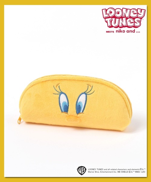 niko and...(ニコアンド)の「【LOONEY TUNES】コラボ メガネケース(メガネ・レディース・イエロー/グレー・0)」の2枚目の写真