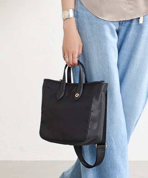 LE TALON（ルタロン）の「LE TALON ナイロンコンビ M TOTE（トートバッグ・レディース・ベージュ/ブラック・FREE）」の22枚目の写真