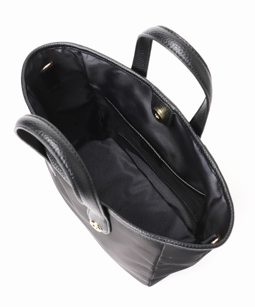 LE TALON（ルタロン）の「LE TALON ナイロンコンビ M TOTE（トートバッグ・レディース・ベージュ/ブラック・FREE）」の4枚目の写真