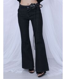 EATME | コサージュフレアデニムパンツ(デニムパンツ)