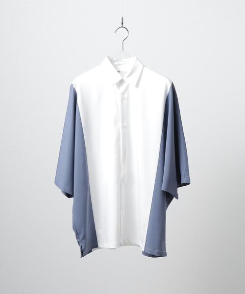 tk.TAKEO KIKUCHI(ティーケータケオキクチ)の「アソートドルマンシャツ(シャツ/ブラウス・メンズ・ホワイト/ライトグレー/ブラック/ベージュ系4/ブルー系4・02/03)」の6枚目の写真