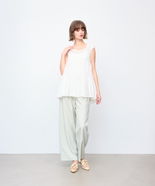 Launa lea(ラウナレア)の「メッシュリボンフラットシューズ(0603)(スリッポン・レディース・ブラック/ベージュ/ライトブルー・22.0cm/22.5cm/23.0cm/23.5cm/24.0cm/24.5cm/25.0cm)」の14枚目の写真