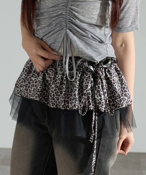 apres jour mignon（アプレジュールミニョン）の「アソートラップスカート【ZOZOTOWN限定アイテム】（ベルト・レディース・オフホワイト/ブラック/ブラック系その他/その他・フリー）」の4枚目の写真