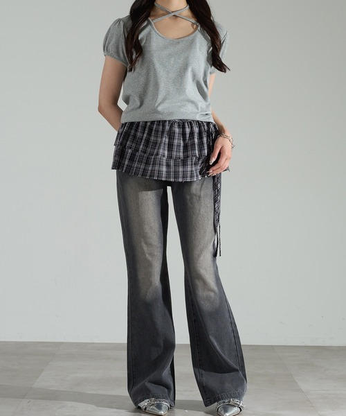 apres jour mignon（アプレジュールミニョン）の「アソートラップスカート【ZOZOTOWN限定アイテム】（ベルト・レディース・オフホワイト/ブラック/ブラック系その他/その他・フリー）」の11枚目の写真