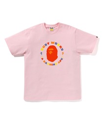 *A BATHING APE® ピンク Tシャツ A BATHING APE® graphic-print T-shirt | Pink | FARFETCH