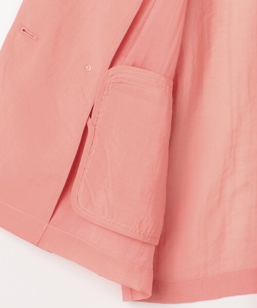 FREAK'S STORE(フリークスストア)の「シアージャケット/ダブルブレストジャケット(テーラードジャケット・レディース・ブラック/ピンク系その他/グレー・フリ-)」の6枚目の写真