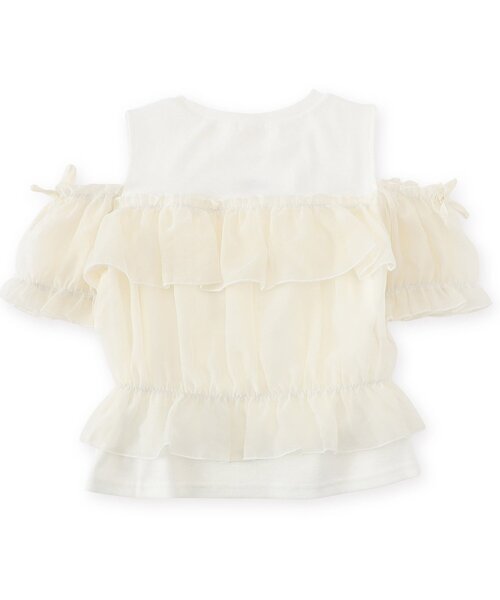 algy(アルジー)の「シアードッキング半袖トップス(Tシャツ/カットソー・キッズ・ピンク/チェック/オフホワイト・XXX-SMALL/MEDIUM/SMALL/X-SMALL/XX-SMALL)」の9枚目の写真