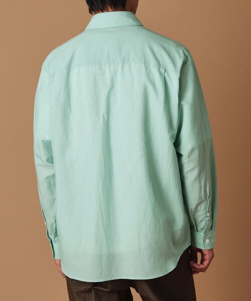 40ｃｔ＆525（フォーティーカラッツアンドゴーニーゴ）の「綿ラミー シアーシャツ（シャツ/ブラウス・メンズ・グリーン系/ピンク系・01/02/03/04）」の19枚目の写真