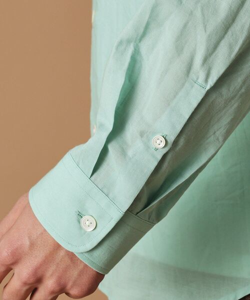 40ｃｔ＆525（フォーティーカラッツアンドゴーニーゴ）の「綿ラミー シアーシャツ（シャツ/ブラウス・メンズ・グリーン系/ピンク系・01/02/03/04）」の15枚目の写真