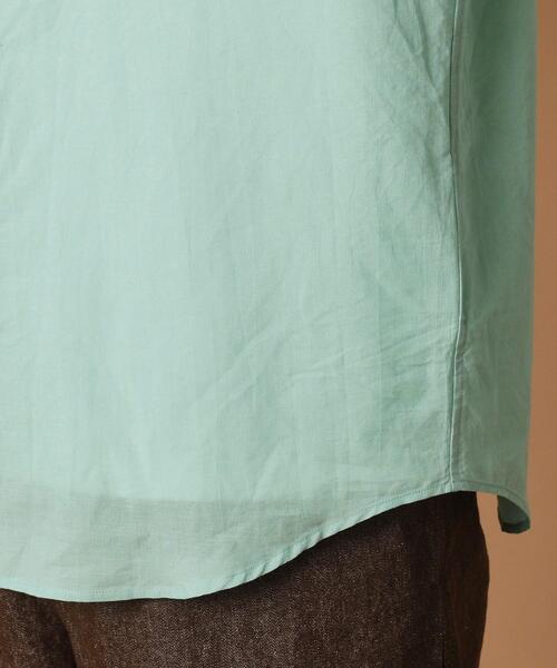 40ｃｔ＆525（フォーティーカラッツアンドゴーニーゴ）の「綿ラミー シアーシャツ（シャツ/ブラウス・メンズ・グリーン系/ピンク系・01/02/03/04）」の14枚目の写真