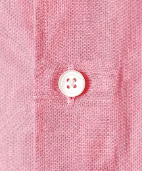 40ｃｔ＆525（フォーティーカラッツアンドゴーニーゴ）の「綿ラミー シアーシャツ（シャツ/ブラウス・メンズ・グリーン系/ピンク系・01/02/03/04）」の10枚目の写真