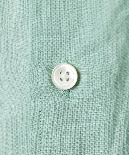 40ｃｔ＆525（フォーティーカラッツアンドゴーニーゴ）の「綿ラミー シアーシャツ（シャツ/ブラウス・メンズ・グリーン系/ピンク系・01/02/03/04）」の6枚目の写真
