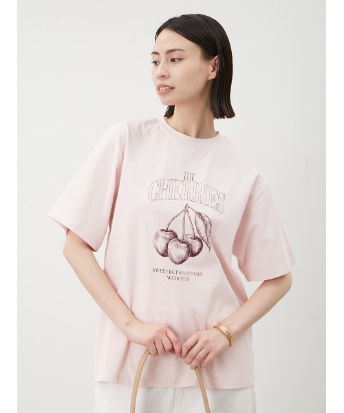 tシャツ Be My Heart カットソー レディース Honeys（ハニーズ）の「ハート刺繍Tシャツ（Tシャツ/カットソー