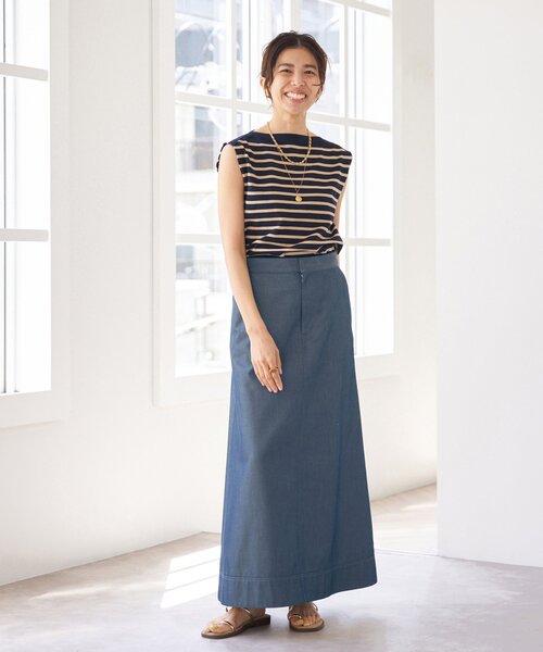 美品　イエナ　Aライン　デニムスカート　38 美品 イエナ Aライン デニムスカート 38 スカート