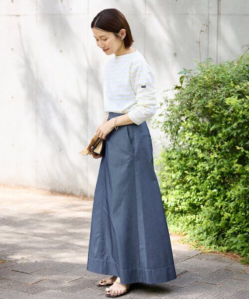 IENA（イエナ）の「Aラインデニムスカート（デニムスカート・レディース・サックスブルー/ブルー・34/36/38）」の11枚目の写真