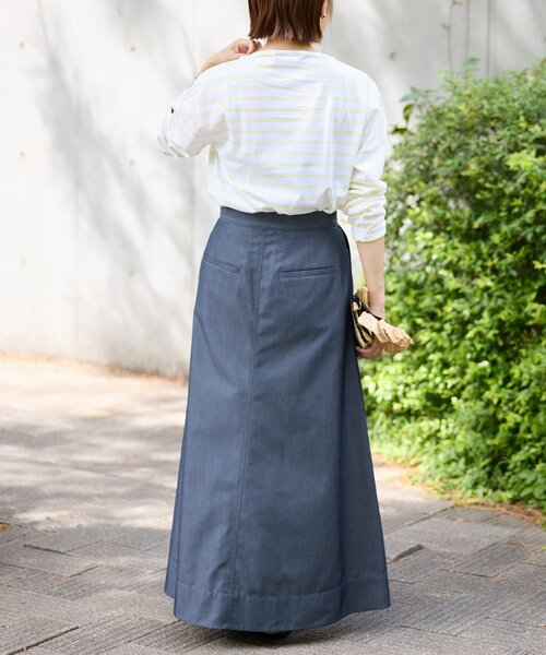 IENA（イエナ）の「Aラインデニムスカート（デニムスカート・レディース・サックスブルー/ブルー・34/36/38）」の13枚目の写真