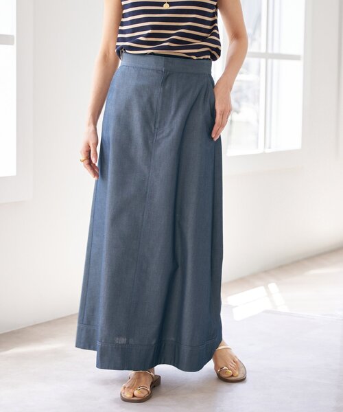 IENA（イエナ）の「Aラインデニムスカート（デニムスカート・レディース・サックスブルー/ブルー・34/36/38）」の15枚目の写真