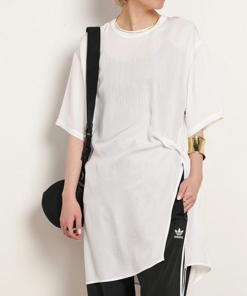 完売品】AP STUDIO ツイストブラウス ホワイト 完売品】AP STUDIO