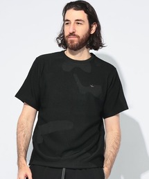 1PIU1UGUALE3 RELAX (ウノ ピュ ウノ ウグァーレ トレ リラックス)  ジャガード ビッグカモ 半袖 Tシャツ
