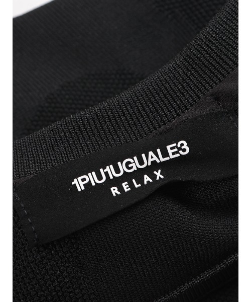 1PIU1UGUALE3 RELAX (ウノピゥウノウグァーレトレ リラックス)の「1PIU1UGUALE3 RELAX (ウノ ピュ ウノ ウグァーレ トレ リラックス) ジャガード ビッグカモ 半袖 Tシャツ(Tシャツ/カットソー・メンズ・ブラック/ホワイト・LL/L/M/S)」の9枚目の写真