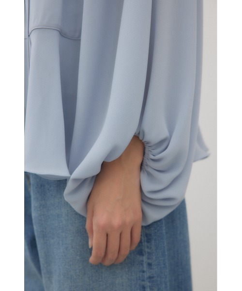 crie conforto（クリーコンフォルト）の「ラッフルブラウス 長袖（シャツ/ブラウス・レディース・オフホワイト/ピンク/ブラック/ライトブルー・FREE）」の19枚目の写真