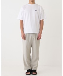 THOUSAND MILE（サウザンドマイル）の「【THOUSAND MILE】EASY TUCK TROUSERS LINEN LIKE /イージータック　トラウザー　リネンライク（スラックス）」