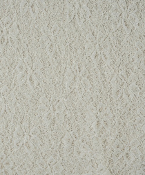 lawgy（ラウジー）の「lace 2way shirring tops / レース2wayシャーリングトップス（Tシャツ/カットソー・レディース・ブラウン/ホワイト/アイボリー・FREE）」の11枚目の写真