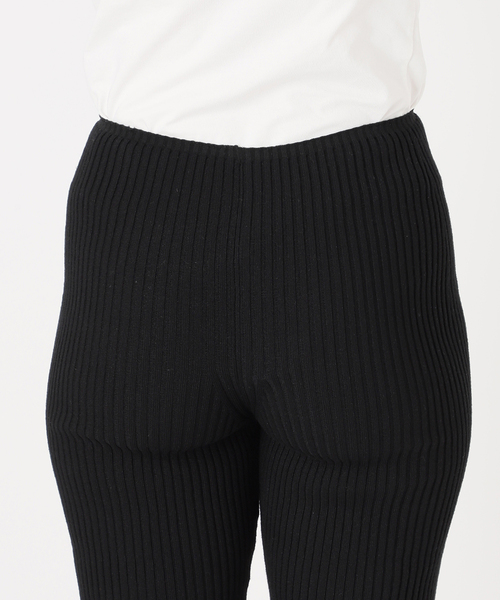 セール】【PAN/パン】RIB KNIT LEGGINGS（レギンス/スパッツ