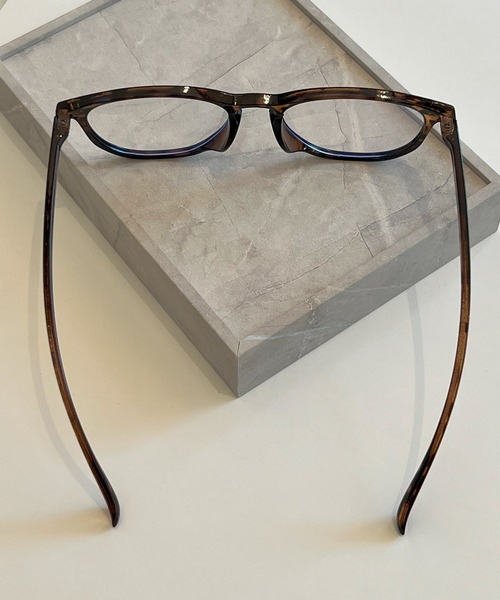 A GOOD TIME PRODUCTION べっ甲柄メガネ セール】べっ甲柄フレームボストンメガネ（メガネ