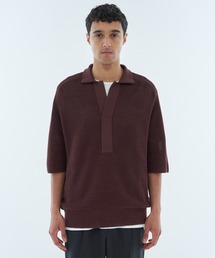 ESTNATION | ESTNATION / リネンシルク スキッパーポロ(ポロシャツ)