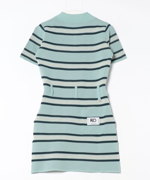 RIENDA GOLF】オリジナルラガーポロワンピース 夏服 半袖