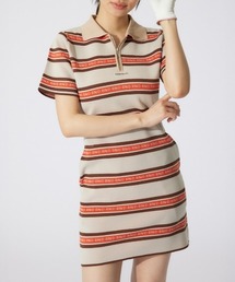 セール】【RIENDA GOLF】バイカラーロゴカットワンピース