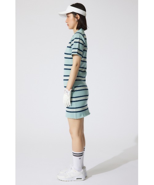 RIENDA GOLF】オリジナルラガーポロワンピース 夏服 半袖（ワンピース