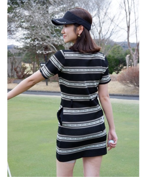 RIENDA GOLF オリジナルラガーポロワンピース RIENDA GOLF | 【一部店舗・WEB限定】【RIENDA GOLF】オリジナル