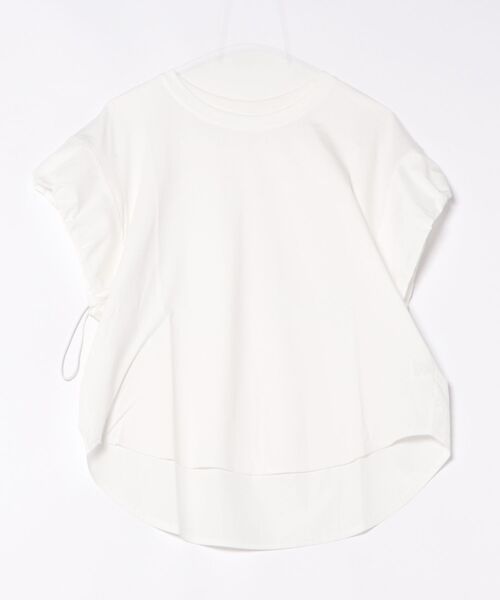 Q（キュー）の「バルーンパフドロストT（Tシャツ/カットソー・レディース・ブラック/ホワイト/ライトブルー・MEDIUM）」の5枚目の写真