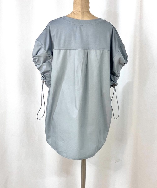 tシャツ バルーンパフドロストT レディース セール】バルーンパフドロストT（Tシャツ/カットソー）｜Q