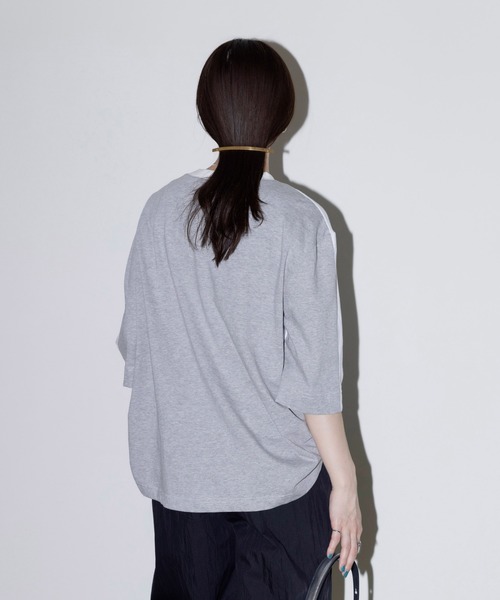 バック配色リメイクTシャツ（Tシャツ/カットソー）｜Eimee Law