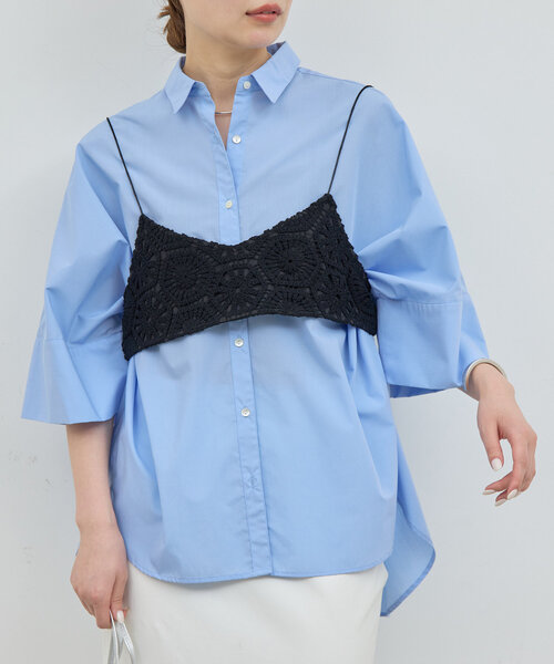 【新品】GALLARDAGALANTE ガリャルダガランテ　クロシェ風ビスチェ アンサンブル対応】クロシェ風ビスチェ | GALLARDAGALANTE(ガ