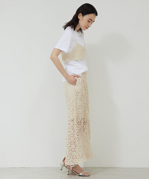 【新品】GALLARDAGALANTE ガリャルダガランテ　クロシェ風ビスチェ GALLARDAGALANTE（ガリャルダガランテ）の「【アンサンブル対応